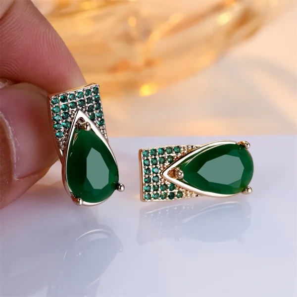 big gold earrings vintage