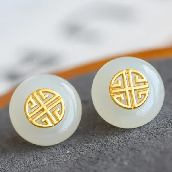 jade drop earrings elegance