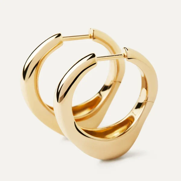 DPLAOPA sterling silver hoop earrings