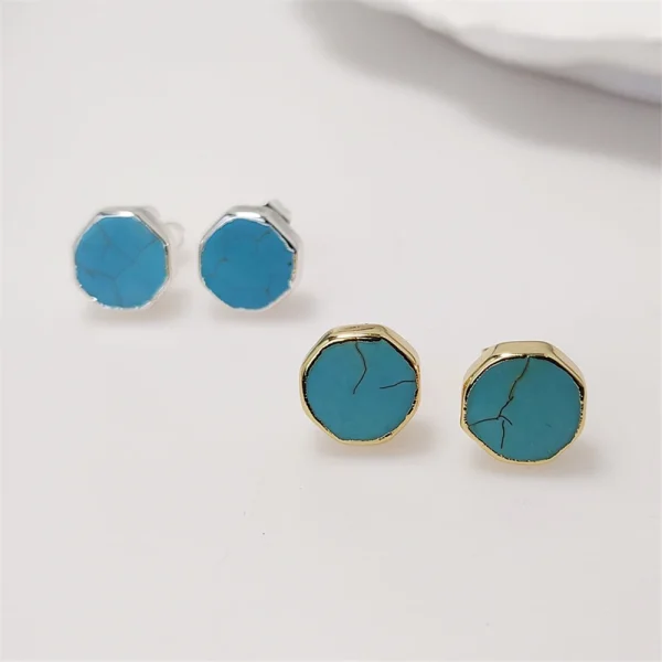 FUWO turquoise earrings